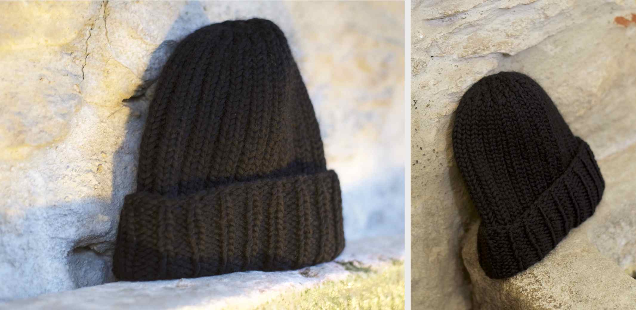 Mütze auf Mauer